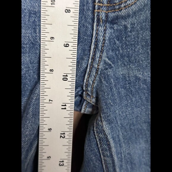 Abercrombie & Fitch Jeans 25 / 0 Short Blue 70s Vintage Flare Ultra High Rise - Picture 4 of 8